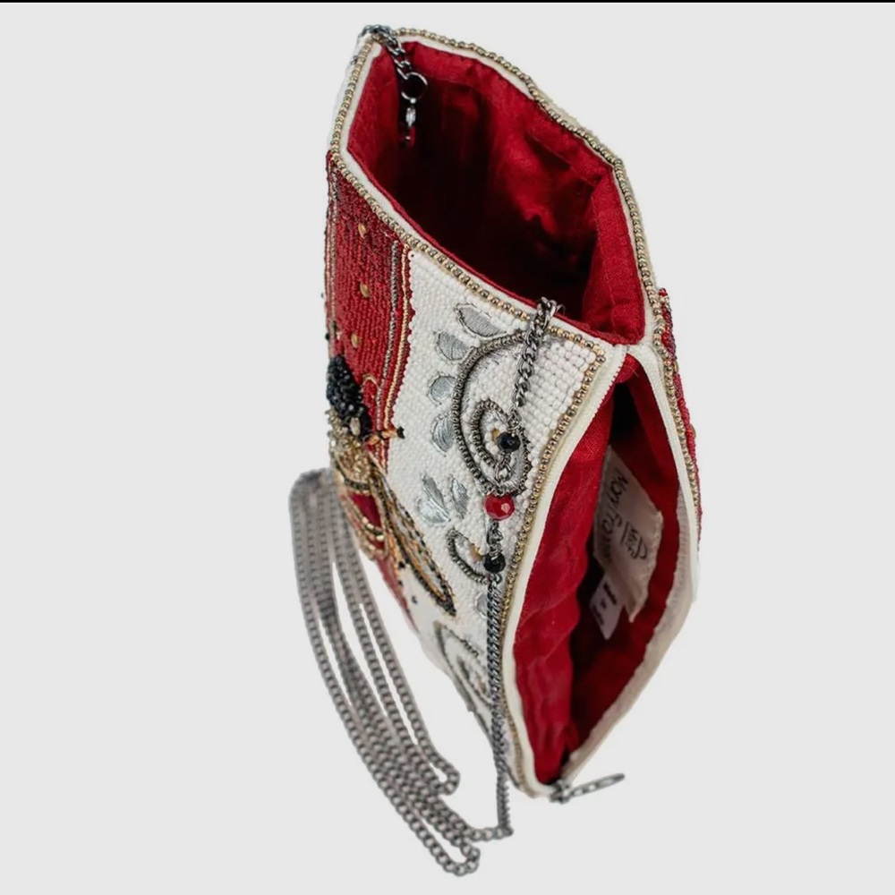 Mary Frances - Royal Bee Beaded Mini Crossbody Handbag - Picture 5 of 6